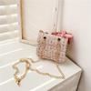 2021 Nueva Bolsa para Niños Bolsa Cruzada Moda Princesa Bebé Versión Coreana Mini Niñas Pequeña Bolsa de Cadena Fragancia Moderna