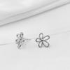 Pendientes de lazo retro de oro de 18 quilates y acero de titanio en stock. Varios estilos de pendientes. Pendientes de viento gélido para mujer.