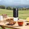 Moedor de Café Elétrico Portátil com Mós Ajustáveis, 40 Configurações Ajustáveis e Ajuste Externo, Base Recarregável de 1800mAh para Moer Grãos de Café com Mós Cônicas de Cerâmica para Viagem, Acampamento, Uso Doméstico e no Escritório