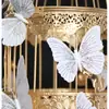 Decoración de Pared de Mariposa de PVC de una Sola Capa de 12 Piezas, Pegatinas Magnéticas para Fiestas de Boda, Pegatinas de Pared de Mariposa Estéreo 3D