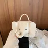 Bolsa de Mujer con Forma de Elefante Linda Mini Bolso de Hombro Cruzado Bolso de Mano de Moda Versátil Estilo ins Bolso Pequeño Bolso Cruzado