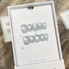 Darryson [Sky Realtime] Vidrio Corto Diario Cuentas Ojo de Gato Uñas Secuenciadas Piezas de Uña para Uñas Portátiles