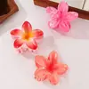 Pinza para el pelo con forma de flor de huevo de color súper hada transfronterizo para la parte trasera de la cabeza de mujer, coleta, pinza de tiburón, accesorio para la cabeza de moda
