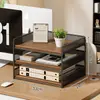 Estante para archivos de escritorio de oficina, estante de almacenamiento de documentos para estudio y sala de estar, estante de almacenamiento para estación de trabajo de información de oficina, estantería multifuncional