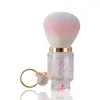 Cangzhou Pincel de Polvo Suelto de Cristal Único Pincel para Rubor de Tanque de Gas Líquido Cabello Suave Manicura Pincel para Polvo Maquillaje Herramienta de Belleza