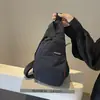Bolsa de Peito Estilo Japonês para Mulheres Verão 2024 Nova Casual Simples Bolsa Transversal Versátil Fashionável Viagem Bolsa de Nylon para Mulheres