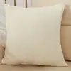 Cojín Decorativo para Sofá Nórdico Cojín para Sala de Estar Color Sólido Terciopelo de Maíz Cojín Lumbar Cojín para Respaldo de Cama Funda sin Relleno