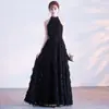 Vestido blanco largo para mujer, de lujo ligero y elegante, con cintura plisada, abertura y tirantes, corte ajustado y que favorece la figura