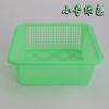 Cesta de Plástico para Lavar Verduras, Frutas y Alimentos, Cesta de Almacenamiento Cuadrada Pe, Distribución de Almacén, Colador Cuadrado para Joyería, Transfronterizo