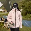 Jaqueta corta-vento e impermeável para casais, estilo outdoor, nova para a Primavera e Outono 2026, para Homem