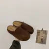 Mocasines retro sin espalda para mujer, otoño 2026, zapatillas casuales tipo Birkenstock de suela blanda para ir al trabajo fácilmente