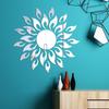 JM007 Sun Crystal Espelho Adesivos de Parede Acrílico Estéreo Adesivos de Parede Quarto Decoração Sala de Estar Venda Quente Comércio Exterior