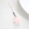 Brillo Jelly Chubby Colgante Estrella de Cinco Puntas Lindo Q Color Lindo Cordón Cadena para Teléfono Móvil Llavero Colgante para Bolso
