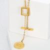 Moda Coreana Estilo Ins Dulce Colgante de Buena Suerte Versátil Literario Collar Joyería de Acero de Titanio para Mujer