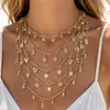 Collar con Colgante de Diamante Estilo Minimalista Europeo y Americano Lingge Jewelry, Cadena Delicada Estilo Suave Collar para Mujer, Nicho de Lujo Ligero