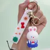 Chaveiro de Boneca Coelho de Desenho Animado Chaveiro Coelho Toffee Acessórios para Joias DIY Chaveiro Coelho Miffy