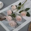 Flores Artificiais Direto da Fábrica Rosa Cacheada de 6 Cabeças Decoração de Casa e Casamento Paisagismo de Salão de Casamento Adereços de Fotografia de Alta Qualidade
