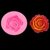 Forma de Silicone de Flor Rosa 3D para Bolo Decoração de Confeitaria Chocolate Fondant Ferramentas Atacado