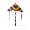 Weifang Rainbow Kite Venta al por mayor Varios Especificaciones Cometa de Tiras de Colores Fabricantes de Cometas para Niños