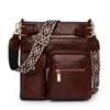 Bolso Cruzado de Primavera Nuevo para Mujer, Bolso de Hombro Cruzado de Cuero Suave Pu, Mochila de Moda de Gran Capacidad, Versátil para Mujeres