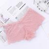 Francês Lace Underwear Feminino Cintura Média Sexy Oco Tentação Cinta Cruzada Lace Hip Briefs Cuecas Femininas Cor Sólida