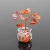 Árbol de Dinero de Cristal Triturado Natural Decoración para el Hogar Adorno de Escritorio de Oficina para Atraer Riqueza y Buena Suerte Colgante de Regalo