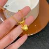 Livro Vermelho Pequeno Mesmo Estilo Antigo Fa Sha Dourado Família Sanrio Gato KT Colar Moda Chinesa Nova Feminina Colar Gatinho