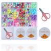26 Conjuntos de Contas DIY Caixa de Ferramentas Conjunto de Ferramentas Caixa Pulseira de Contas Artesanal DIY Acessórios para Colar Pulseira Joias