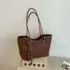 Bolsa Tote Estilo Coreano Nova Verão 2026 Transfronteiriça Bolsa de Ombro Feminina para o Trabalho Bolsa de Mão de Nicho Grande Capacidade