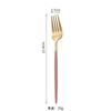 Juego de cuchillo y tenedor portugueses de acero inoxidable de Amazon, cuchillo y tenedor para carne estilo occidental, cuchara de postre, 4 piezas, vajilla transfronteriza