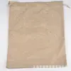 Bolsas de Linho com Cordão em Estoque, Saquinhos de Linho para Joias, Óleos Essenciais, Cosméticos, Embalagem de Presente, Sacos Pequenos de Linho Atacado