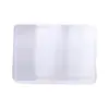 Cuentas Triangulares de Cristal Blanco Piezoeléctrico Cuentas Espaciadoras de Alta Transparencia Pulsera de Cuentas DIY Accesorios Lisos Multiformes