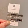 Grampos de Cabelo Sem Costura para Mulheres, Presilhas Laterais em Formato de Gato, Acessórios de Cabelo de Celebridade da Internet Coreana, Pequenas Presilhas Laterais para Franja, Grampos para Cabelo Liso, Presilhas Bico de Pato