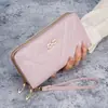 Nova Carteira Feminina Clutch Bag Moda Fresca Grande Capacidade Carteira Feminina Explosiva Carteira Móvel Transfronteiriça Bolsa de Moedas