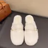 Item Quente de Celebridade da Internet Pantufas Fofas para Mulheres, Uso Externo, Novo Estilo 2026, Temporada Outono/Inverno, Base Plana Fofa, Roupão de Manhã, Pantufas de Algodão com Biqueira Fechada