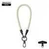 Nuevo cordón para teléfono móvil 6MM resistente para colgar en el cuello ajustable para exteriores anti-pérdida delicada cuerda trenzada para muñeca negra