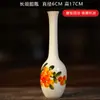 Nuevo Estilo Zen Chino Jarrón Pequeño Juego de Té Adornos de Escritorio Jarrón de Jade Arreglo Floral Cerámica Decoración del Hogar Sentido Medieval de Alta Gama