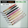 Fábrica de Cangzhou Pincel Retrátil para Lábios Pincel de Batom Portátil Pincel de Maquiagem de Nylon Compacto Corretivo Ferramenta de Maquiagem de Beleza com Duas Pontas