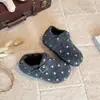 Zapatos Birkenstock para Niñas 2026 Otoño Nuevo Estilo Forrados de Borrego Zapatos Casuales de Lunares para Niños Zapatos Bajos Retro de Cuero Pequeños para Niñas Pequeñas