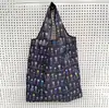 Bolsa de Ombro Casual Fashion para Viagem de Menina, Sacola de Compras de Supermercado Portátil de Nylon para Venda por Atacado