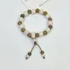 Pulsera de Cerámica Jingdezhen Nueva Pulsera de Cerámica China Joyería Estudiante Estilo Tíbet Cuerda Trenzada a Mano Puesto Regalo para Estudiante