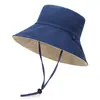 Sombrero de Pescador Coreano de Moda con Ala Ancha, Secado Rápido, Doble Cara, Protección contra el Viento y el Sol para Exteriores, Versátil y Plegable, Venta al por Mayor desde el Fabricante