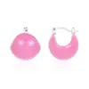 Pendientes de Moda Esmaltados de Colores Vintage con un Diseño Tridimensional Estilo Hong Kong, Pendientes de Tendencia Nicho Otoño e Invierno al por Mayor