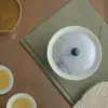 Mingzhenshan Zhi Qingshan Ciruela Azul Nube-Imitación Tapa Tazón Tazón de Té Cerámico Flor de Ciruelo Pintada a Mano Juego de Té Kung Fu