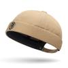 Sombrero de piel de melón sin ala para hombre y mujer, estilo japonés, estilo yuppie, hip-hop, estilo callejero, bordado retro, estilo Tang, primavera y verano.