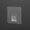 Caja de Pañuelos Transparente Multifuncional con Hebilla Larga Simple para Baño Sin Taladro Estante de Almacenamiento Doméstico Sin Rastro Super Adhesivo