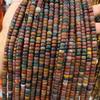 4*7 Contas de Pílula de Corte Reto Finamente Trabalhadas, Contas Espaçadoras, Contas Soltas de Pedra Natural, Contas de Ábaco de Corte Reto, Contas para Pulseira de Joias DIY Venda por Atacado