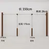 Nuevo Estante de Exhibición para Tienda de Ropa, Estante Lateral para Colgar Ropa de Mujer Montado en la Pared, Perchero de Pie, Estante de Exhibición de Ropa de Acero Inoxidable