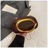 Bolso Clutch 2025 Primavera y Verano Nuevo Bolso de Mujer Decoración Metálica Diseño Personalizado Bolso de Hombro Estilo Occidental Bolso de Caja Cruzado