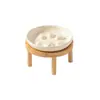 Tigela de Cerâmica para Gatos com Patas Coloridas, Alimentador Lento com Suporte, Tigela para Cães, Tigela Doméstica para Animais de Estimação, Tigela Anti-tombamento, Tigela para Alimentação Lenta Anti-engasgo